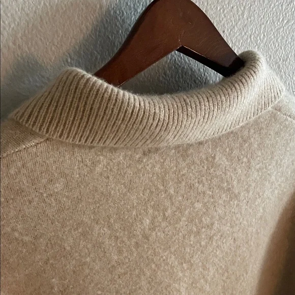 Banana Republic Light Tan Collared Cashmere Cardigan - Picture 6 of 8